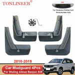 TONLINKER auto poritiib Wuling Almaz Baojun 530 Chevrolet Captiva MG Hector 2018-2023 eesmise tagumise poritiiva jaoks 4 Pcs Black A