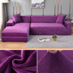 Velvet diivani kate Paks elastne 1/2/3/4 istmega diivanikate elutuppa Velvet Plush L kujuga nurgadiivani kate Diivani kate 1 SEAT (90-140CM)