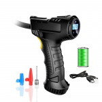 120 W auto &otilde;hukompressor kaasaskantav &otilde;hupump USB laetav juhtmevaba/traadiga t&auml;ispuhutav pump digitaalne auto rehvi t&auml;itur autode jalgrattapallide jaoks Wireless Digital