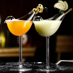 2tk, 6,8oz Birdie veiniklaasid &ndash; l&auml;bipaistvast klaasist pokaalid baarile, pubile, klubile, restoranile, koduseks kasutamiseks &ndash; loomingulised &scaron;ampanjafl&ouml;&ouml;did suvisteks joogin&otilde;udeks