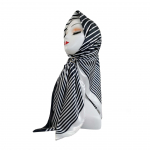 Moodne naiste siidist sall Suur kandiline sall 90cm Tagasi Prindi Turban Uus siidist satiinist sall Naiste sall 90*90cm