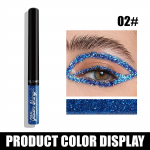 MLSMILE Pearl Eye Eyeliner Explosion Color Sequins, veekindel, veekindel, mitte &otilde;itsev silmapliiats 02