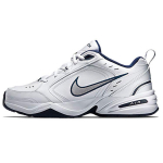 Nike Air Monarch IV 4E laiad meeste tossud valged metallik-h&otilde;be-kesk&ouml;&ouml;-merev&auml;rvi 416355-102 38.5