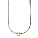 Original Moments Lobster Ball Clock Smooth Snake Chain kaelakee 925 Sterling Silver Bead Charm Euroopa isetehtud ehete jaoks 60cm white