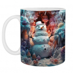 J&otilde;ulukruus Creative Xmas Pattern Keraamiline kruus Mitmeotstarbeline kohvi-tee veetass H