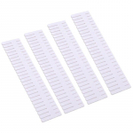 4 tk DIY reguleeritavad sahtlivaheseinad kombineeritud vaheseinalaud Ruumis&auml;&auml;stlik riidekapi kapi eraldaja aluspesu sokkide jaoks 4pcs valge