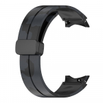 20 mm kamuflaažiga silikoonrihm Samsung Galaxy Watch 4 5 6 magnetpandlaga Galaxy Watch 6 Classic jaoks 43 mm 47 mm tumehall v&auml;rv