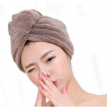 Kodutarbed Mikrokiust vett imav juuksekuiva turbani r&auml;tikuga vannidu&scaron;im&uuml;ts