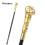 Kuldse kutsika buldogi jalutuskepp, moe jalutuskepp Gentleman luksuslik Crosier Knob jalutuskepp 93 cm