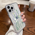 Lilleprinteriga silikoonist telefoni&uuml;mbris Iphone 15 Pro Max 14 Pro 13 12 11 7 8 Plus XS Max XR X XS P&otilde;rutuskindel pehme l&auml;bipaistev kate iPhone 15