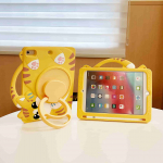 Silikoonist laua&uuml;mbris Apple iPad Air 2 9,7 tolli A1566 A1567 A1474 A1475 A1476 pliiatsipesaga Shell Funda iPad Air 2 9.7 inchs kollane
