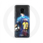 &Uuml;mbris Samsung Galaxy A8 Plus Lionel Messi Barcelona jalgpalliklubi FCB jaoks