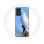 &Uuml;mbris Samsung Galaxy A32 5G Cockatoo Parrots White Birds jaoks