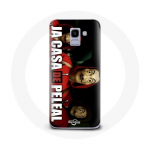 &Uuml;mbris Samsung Galaxy A8 2018 jaoks La casa de papel Dali mask