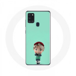 Coque pour Samsung Galaxy A21S BTS TinyTAN Animation Jimin
