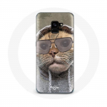 Naljaka fotokapuutsiga &uuml;mbris Samsung Galaxy A8 Plus Cat jaoks Animals