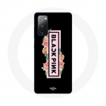Coque pour Samsung Galaxy S20 FE Blackpink Groupe de K-pop Logo Fond Noir