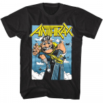 Anthrax Not Man As King Kong Thrash Metal Band Mascot Concert Unisex T-s&auml;rk S