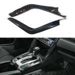 Auto salongi k&auml;iguvahetuspaneeli ribade trimmikleebis Honda Civicu 2016 2017 2018 2019 2020 2021 s&uuml;sinikkiust v&auml;limusega tarvikutele