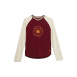 adidas x Wales Bonner Graafilise tr&uuml;kiga pikkade varrukatega T-s&auml;rk Collegiate Burgundy Unisex Topid Punane HC1651 L