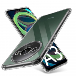 &Uuml;limalt kukkumisvastane pehme l&auml;bipaistev l&auml;bipaistev telefoni&uuml;mbrise kate Redmi A3 turvapadja l&auml;bipaistva TPU &uuml;mbris jaoks Redmi A3 4G 2024 jaoks Redmi A3 puhas