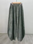 Johnature naiste vintage lipsuv&auml;rvi Bloomers p&uuml;ksid elastne v&ouml;&ouml;koht lahtised kevadp&uuml;ksid vabaaja naiste pikad p&uuml;ksid M tumeroheline v&auml;rv