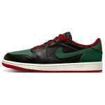 Air Jordan 1 Retro Low OG Must-Roheline Naiste Tossud Varsity-Punane Valge CZ0775-036 36.5
