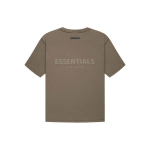 Fear of God Essentials FW21 Harvest &Uuml;hev&auml;rviline Kirjatr&uuml;kiga &Uuml;mmarguse Kaelusega L&uuml;hikeste Varrukate T-s&auml;rk Unisex Topid Nisukollane FOG-FW21-008 M