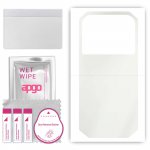 apgo MATTE Protective Skin Sticker for the back compatible with Doogee S30, Wrap Film, Hydrogel Film, Flexible, Soft TPU with positioning layer easy i