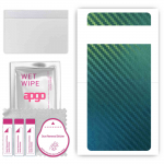 apgo Protective Skin Sticker for the back compatible with Google Pixel 7A, Wrap Film, Foil, Vinyl - Pattern Carbon Chameleon CAKA1