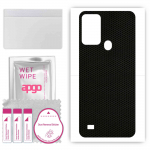 apgo Protective Skin Sticker for the back compatible with Oukitel C31 Pro, Wrap Film, Foil, Vinyl - Pattern Matrix