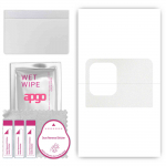 apgo Protective Skin Sticker for the back compatible with Oppo Find X3 Pro Lensman, Wrap Film, Foil, Vinyl - Pattern Matte Transparent