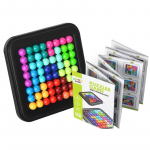 Laste m&otilde;istatusm&auml;ngud 40 v&auml;ljakutset IQ 3D puslelaua reisim&auml;ng lastele ja t&auml;iskasvanutele kognitiivseid oskusi arendav ajum&auml;ng Montessori m&auml;nguasjad 64 Cells