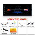 Reakosound Andriod 11 autoraadio stereo autoraadio 1 Din 6,9'' tolli auto multimeediumipleier GPS Bluetooth Wifi USB FM MirrorLin 1+32CP