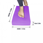 Pehme tasakaalupadi TPE joogamatt vahust treeningpadi Paks tasakaalupadi Fitness Jooga Pilatese tasakaalulaud f&uuml;sioteraapiaks L Purple