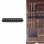 Seinale kinnitatavad tallid ratsutamispiitsahoidja Ratsutamisvarustuse tarvikud Kinnitus Mahutab kuni 12 piitsa must