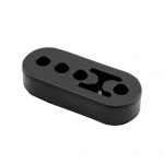 Heitgaasi riidepuu kummist isolaator reguleeritav lihtne paigaldus 4 auguga universaalne auto heitgaasi kumm must