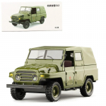 1/24 skaala sulamist Jeep veoauto mudeli m&auml;nguasi kingitus heli ja helerohelise v&auml;rviga 1/24-Size:14.5*7*6.5cm armee roheline v&auml;rv
