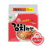 Ottogi Kimchi Ramen pakk 120g x 5 (2 Valikud) 10PCS