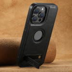 Magnetiline nahast telefoni&uuml;mbris iPhone'ile 13 12 15 14 Pro Max 15Plus Magsafe Invisible Bracket Cover iPhone 12 13 14 15 ProMax For IPhone 15