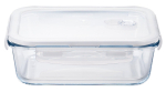 ADERIA Cookrock Rectangle 1000WT 1000ml valmistatud Hiinas Mikrolaineahjus ohutu s&auml;ilitusmahuti kanister white