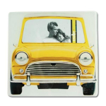 Vana roosa vanaauto pildiraam