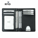 Rfid blokeeriv s&uuml;sinikkiust krediitkaardi rahakott meestele juhiloa omanik kaardid &uuml;mbris tasku rahakoti korraldaja 11,5x8cm must
