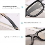 2 tk/partii Vq163R polariseeritud passiivsed 3D-prillid 3D-teleri ja p&auml;ris 3D-kinode jaoks