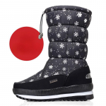 Naiste talvesaapad fliisiga libisemiskindlad soojad keskmise toruga paksud vabaaja puuvillased saapad libisemiskindlad suured naiste puuvillased kingad 39 lahe must v&auml;rv