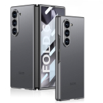 Plastikust k&otilde;va korpusega telefoni&uuml;mbris Samsung Galaxy Z Fold 6 5 4 3 Fold6 Fold5 Fold4 Fold3 5G j&auml;&auml;tunud kaitsekattega Galaxy Z Fold3