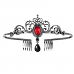 Iluasjatundja retro p&auml;kapiku kroon peakate Hanfu peapael Frozen kulmude ripatsiga kroon