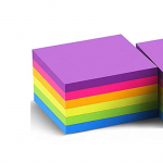 1 komplekt kleepuvad v&auml;rvilised lihtsad kleepuvad m&auml;rkmed &otilde;pilastele rebitavad fluorestseeruvad mitmev&auml;rvilised kleeppaberid 6 color