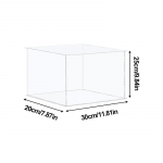 L&auml;bipaistev vitriin, t&ouml;&ouml;lauakarp, korraldajastand Tolmukindel kaitsevitriin, hoiukarp 30*20*25cm