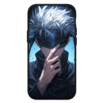 Kaas iPhone 15 14 Xiaomi Redmi Note 13 12 11 Pro Max X 8 7 9 XR Samsung Galaxy S24 S23 A05 OPPO A15 Huawei Jujutsu Gojo Satoru Kaisen Anime Case jaoks for iPhone (X)(XS)